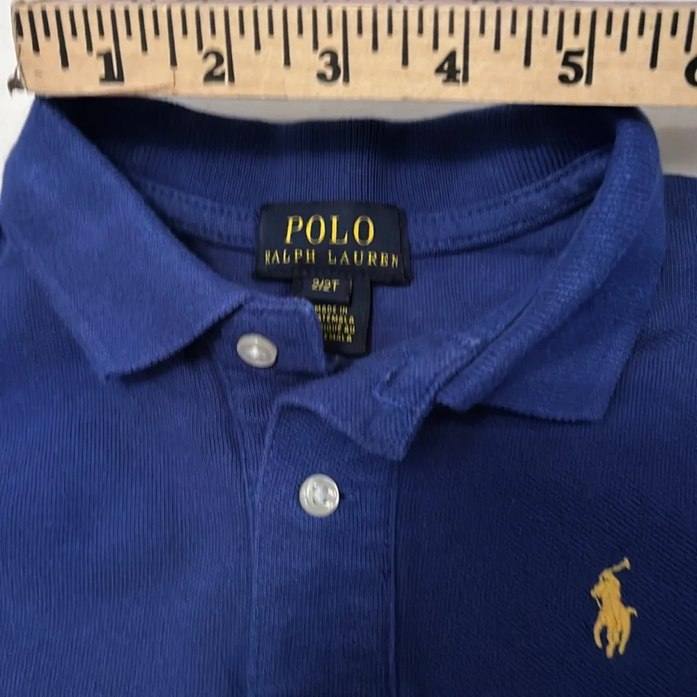 Boys Polo Long Sleeve 2T shirt Polo Ralph Lauren 2T Blue polo shirt Polo